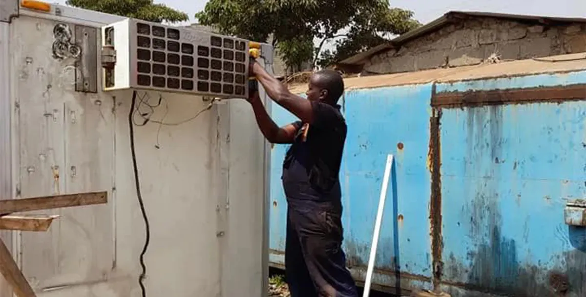 refrigerated truck units installation nairobi